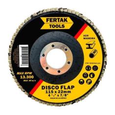Imagem de Disco Flap 4.1/2" Grão 80 Fertak Tools
