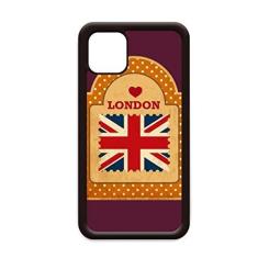 Imagem de Capa Point UK London Stamp Union Jack para iPhone 11 Pro Max para Apple Mobile Case Shell