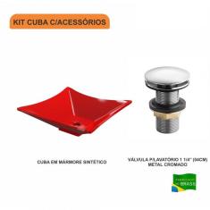 Imagem de Kit Cuba L34 Com Válvula Click 1 1/2'' Compace 