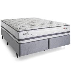 Imagem de Cama Box Herval King Leeds, 69X193x203 Cm, Molas Maxspring