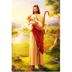 Imagem de Quebra-cabeça em MDF O Bom Pastor 300 peças