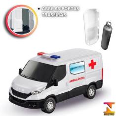 Imagem de Carrinho Infantil De Brinquedo Van Ambulância C/ Acessórios - Usual Br