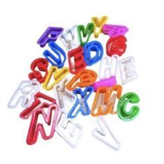 Imagem de Cortador Forminha De Massinha Alfabeto Letras Molde Modelar - M.Play