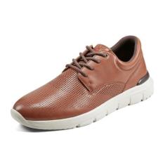 Imagem de Rockport Tênis casual masculino, Couro natural escuro, 38