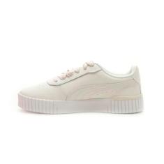 Imagem de PUMA Tênis feminino Carina 2.0 metálico brilhante preto prata (395096 02), Cinza-vapor/cinza-vapor, 35