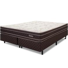 Imagem de Cama Box Colchão Queen 100% Espuma Dupla Face Antialérgico 158x198x56cm BF Colchões