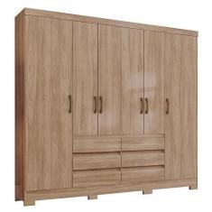 Imagem de Guarda Roupa Casal 6 Portas 6 Gavetas B355 Briz
