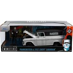 Imagem de MINIATURA 1957 CHEVY SUBURBAN FRANKENSTEIN 1/24