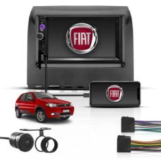 Imagem de Kit Multimídia Mp5 2 Din 7" Bt Espelha Fiat Palio Fire Cinza - First O