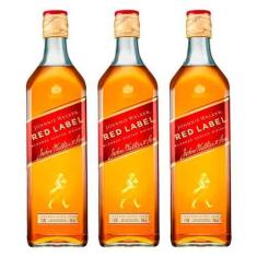 Imagem de Whisky Johnnie Walker Red Label 1 Litro 3 Unidades