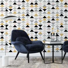 Imagem de Papel de Parede Adesivo Geométrico N02164 Rolo de 0,58x3,00M