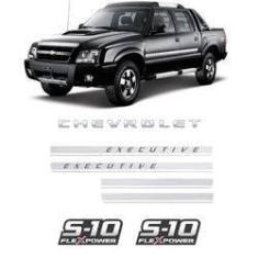 Imagem de Kit Adesivos Faixas S10 Executive  Flex Power 