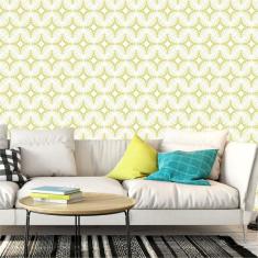 Imagem de Papel Parede Abstrato Verde Claro Auto Colante Sala Quarto