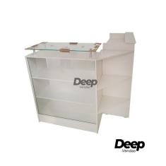 Imagem de Balcão Lzinho Vitrine Branco - Deep