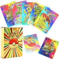 Imagem de Cartas de Pokemon Deck com 55 Cards Coloridas