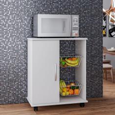 Imagem de Balcão com Fruteira 1 Porta Ianá - Branco - Móveis Primus