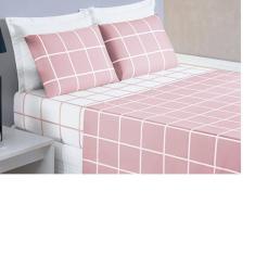 Imagem de Jogo de Lençol Cama King 4 Peças 200 Fios Micropercal Austin - Preto