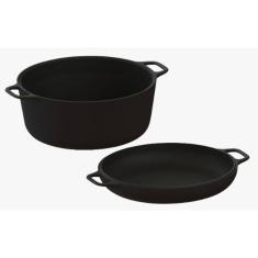 Imagem de Conjunto Caçarola/frigideira Multiuso Libaneza 26 Cm 5,6 Lts