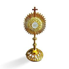 Imagem de Lembrança Ostensorio Santissimo Sacramento Miniatura 7cm - Divinário