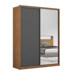 Imagem de Guarda Roupa Casal épico 2 Portas C/ 1 Porta Em Espelho Amend/graf - Demartez
