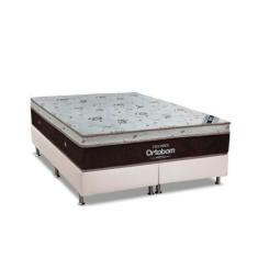 Imagem de Cama Box : Colchão Molas SuperPocket Ensacadas Ortobom Sleep King + Bo