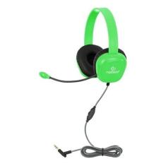 Imagem de Egghead® Fone de ouvido infantil premium resistente com microfone unidirecional, cabo Tri-Shield resistente à mastigação, almofadas acolchoadas e faixa de cabeça ajustável, pacote com 10