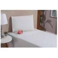 Imagem de Jogo De Cama Com Lençol Para Cobrir Macio Solteiro Branco - Beatriz En