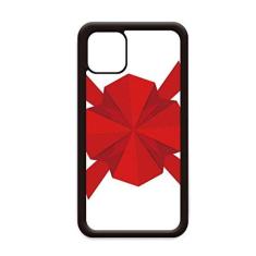 Imagem de Capa vermelha abstrata decoração de Natal origami para iPhone 11 Pro Max para Apple Mobile Case Shell