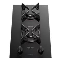 Imagem de Fogão Cooktop A Gás Dako Supreme 2 Bocas Mesa Vidro Temperado Bivolt P