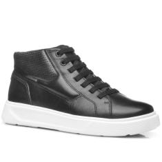 Imagem de Tênis Casual Pegada Masculino em Couro Preto 110922-05-Masculino