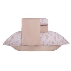 Imagem de Jogo Lençol de Malha Queen 4 Peças Perfeito para Conforto - Bella Enxo