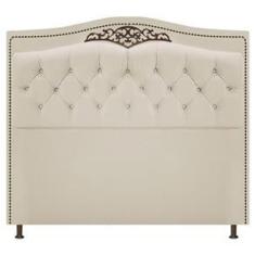 Imagem de Cabeceira Estofada Yasmim 90cm Solteiro Corano Bege