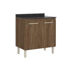 Imagem de Modulo Cozinha Nicioli Loa Balcao 2 Portas C Tampo Evora