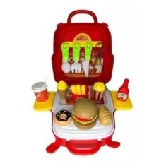 Imagem de Brinquedo Lanchonete De Hambúrguer Sorvete Maleta - Toys