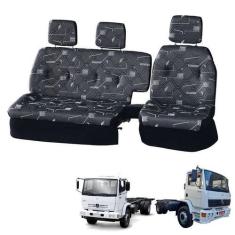 Imagem de Sofá Cama Banco Completo Mercedes 1718 / 1723 Cara Chata Cnz - Pampa