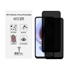 Imagem de Kit 2x Películas Privacidade Fosca Para Motorola Moto G52 - HUANG