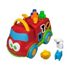 Imagem de Brinquedo Educativo Tópi Bombeirinho - Cardoso Toys 7 Peças