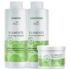 Imagem de Kit Wella Professionals Elements Renewing Essencials Super Trio Salon (3 Produtos)