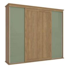 Imagem de Guarda-Roupa Casal Tormaline Flex 4 PT 4 GV Nogueira - Kappesberg