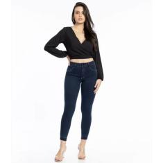 Imagem de Calça Jeans Feminina Skinny Midi