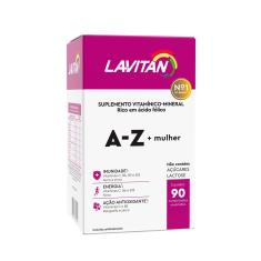 Imagem de Suplemento Vitamínico Lavitan A-Z Mulher com 90 comprimidos 90 Comprimidos Revestidos