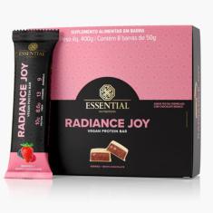 Imagem de Radiance Joy Barra Proteina Vegana 8 unid 50g 400g Essential-Unissex