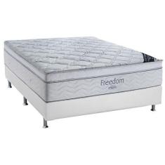 Imagem de Cama Box Casal: Colchão Molas Superpocket Ensacadas Ortobom  Freedom V