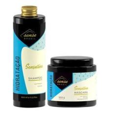 Imagem de Kit Hidratação Sensation Shampoo e Máscara 500ml Sense