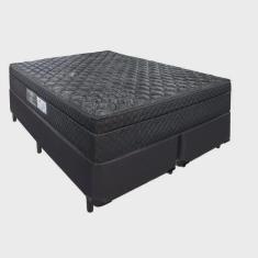 Imagem de Cama Box Queen + Colchão Portobel De Mola Arezzo Black Light