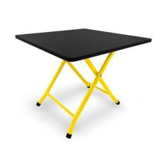 Imagem de Mesa Infantil Havai Dobrável Para Criança Desenhar Amarelo E Preto - G