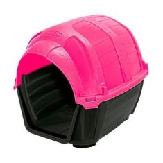 Imagem de Casa Plast Pet Stone House Para Cães Rosa - Tamanho 2