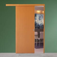Imagem de Kit Para Porta de Correr Ripada Curupixa 82cm com Fechadura Curupixá