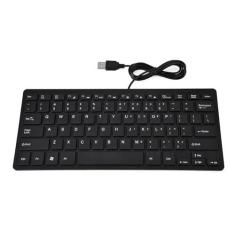 Imagem de Teclado USB Mini PC, 78 Teclas Ultra Fino Pequeno DIY Experiment Mini Teclado Com Fio USB, Interface USB Teclado Compacto Ergonômico Confortável para Computador Desktop Laptop PC