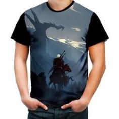 Imagem de Camiseta Camisa Personalizada The Witcher Geralt De Rívia 6